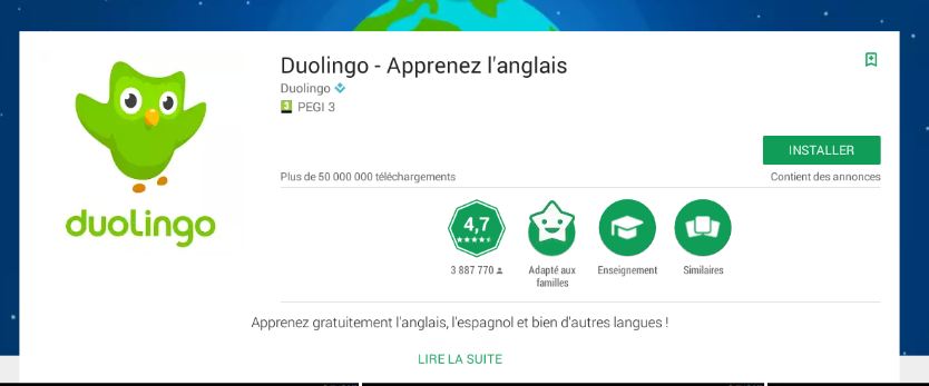 installer duolingo