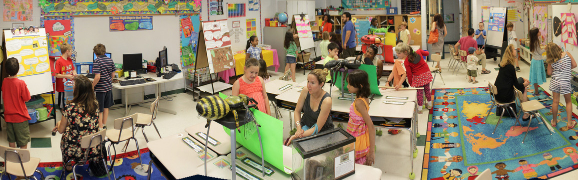 Photo d'une classe inversée