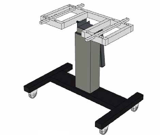 Support mobile inclinable et ajustable en hauteur (46" à 75")