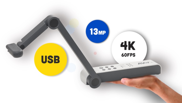 AVer M15W visualiseur 4K avec fonction Wifi