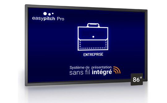 Ecran interactif Easypitch PRO, 86 pouces 4K