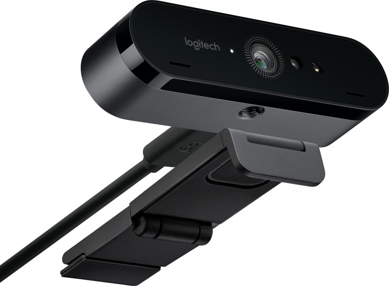 Webcam caméra Logitech BRIO 4K pour visioconférence