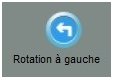 outil de rotation à gauche du logiciel du visualiseur