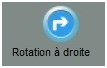 outil de rotation à droite du logiciel de visualiseur