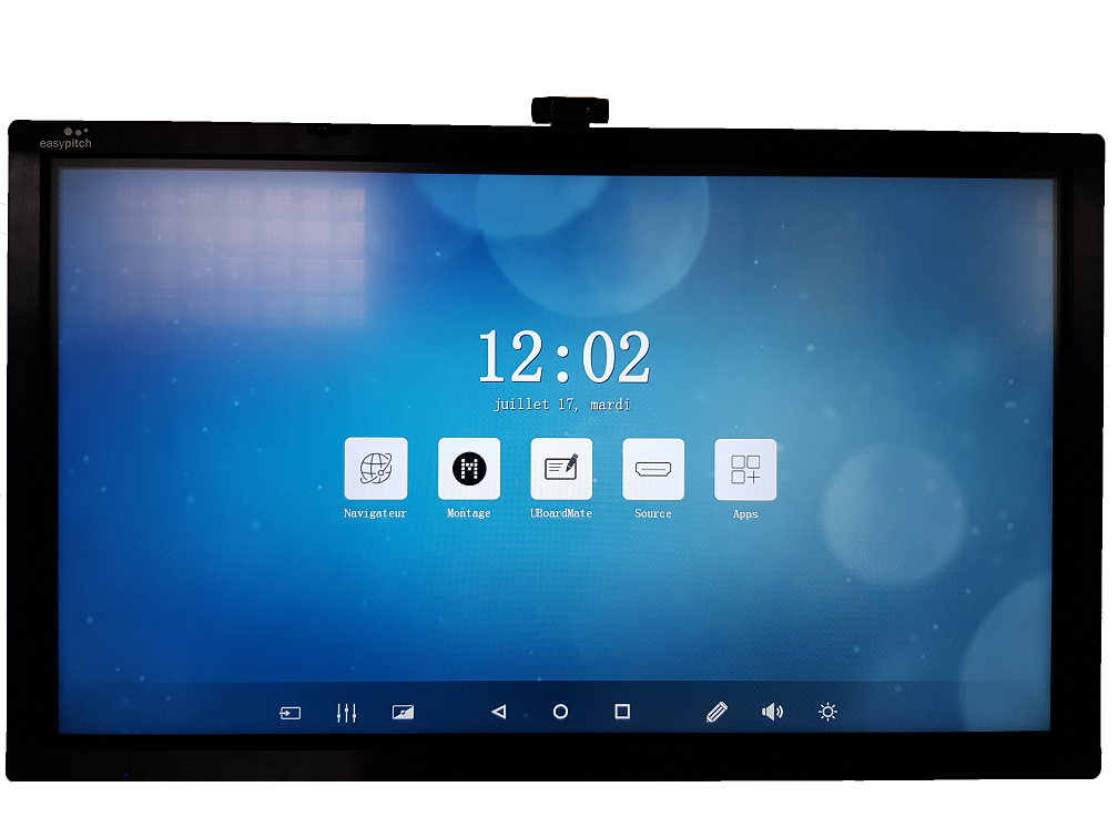 ecran d accueil du systeme android