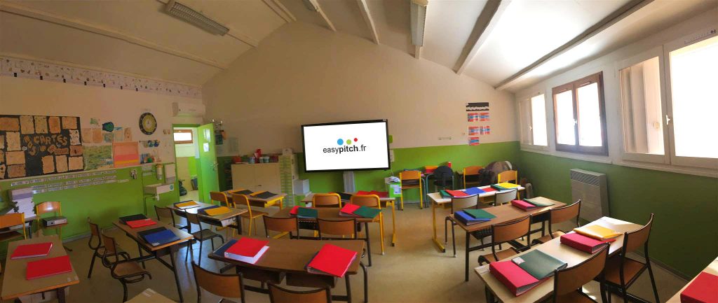 ecran interactif easypitch a porto vecchio