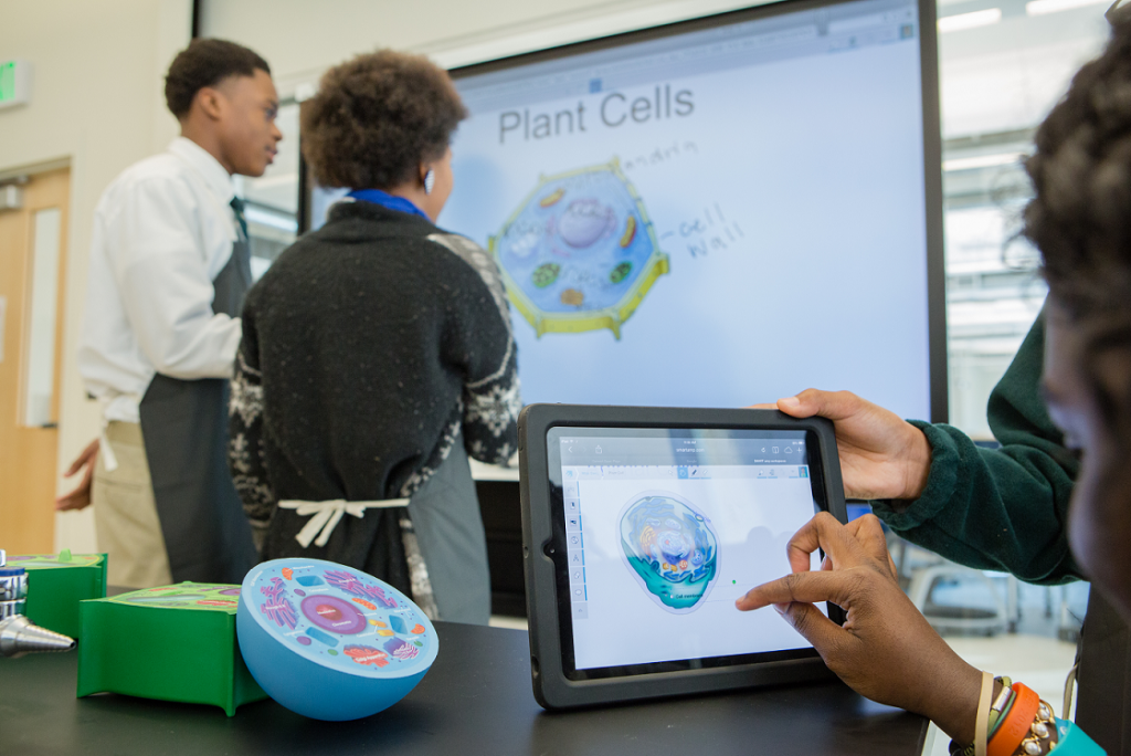 interaction entre tablette et ecran interactif