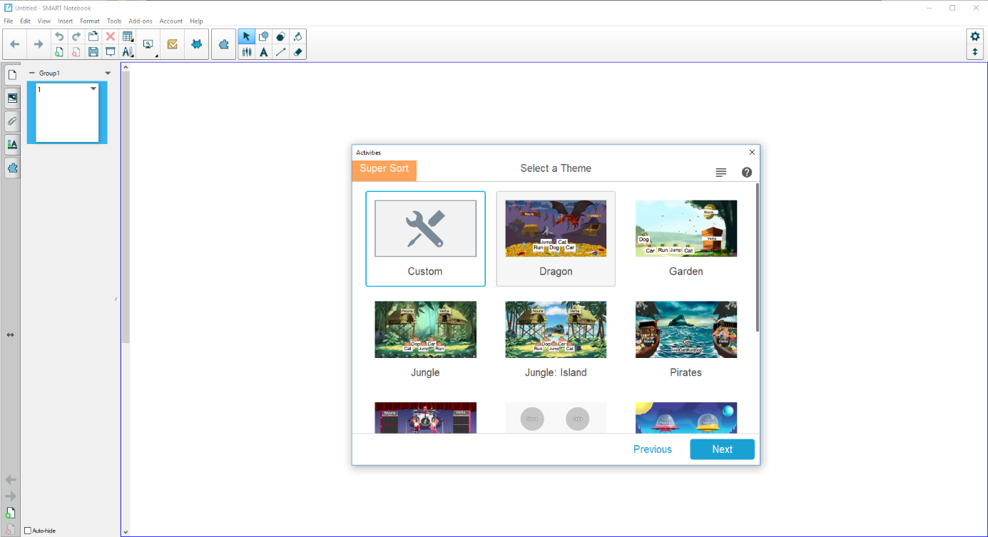 Nouvelle version du logiciel interactif SMART Notebook
