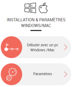 Instalation et paramètres des écrans easypitch PC53