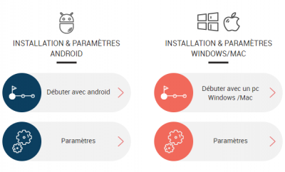 Installation et paramètres des écrans easypitch PC53