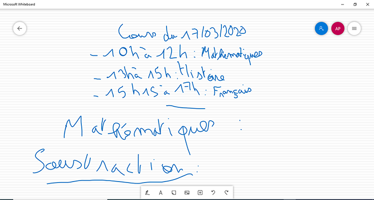 Microsoft Whiteboard 