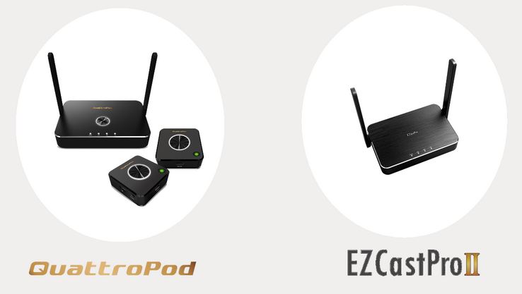 QuattroPod et EZCAST PRO BOX II