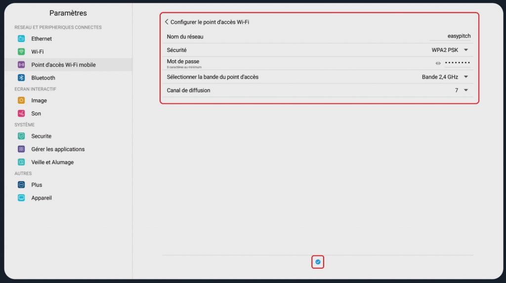 configuration basique