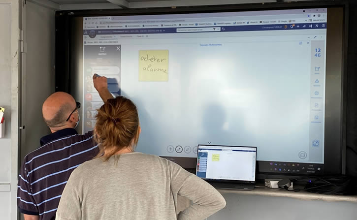 easypitch ecran 75 pouces bouygues construction