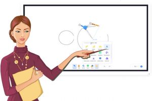 enseignant avec logiciel Uboardmate CC