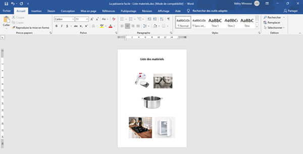 Liste materiels
