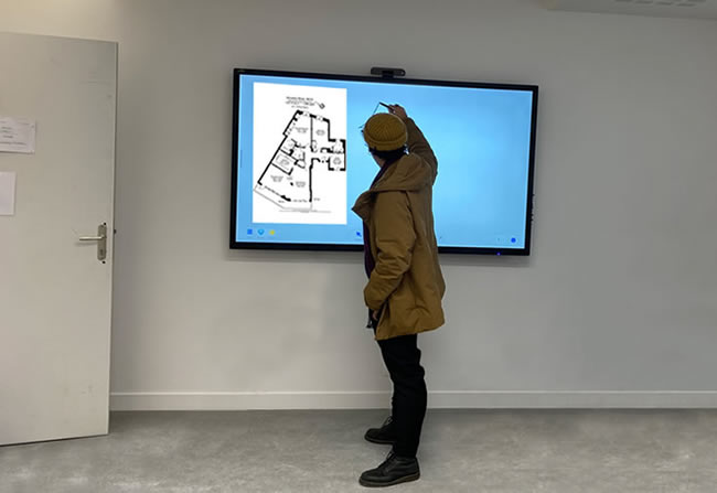 écran interactif Easypitch75 pouces ENSA Paris