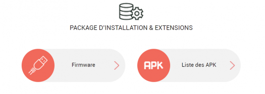 Sélection du lien firmware