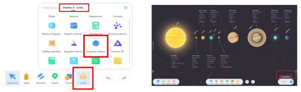 Outil de système solaire