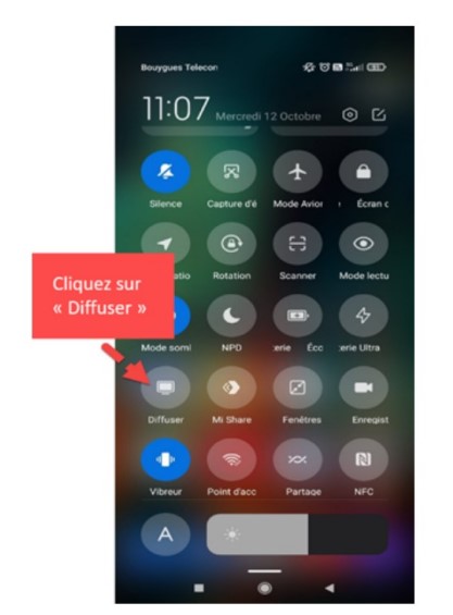 Diffusion via smartphone