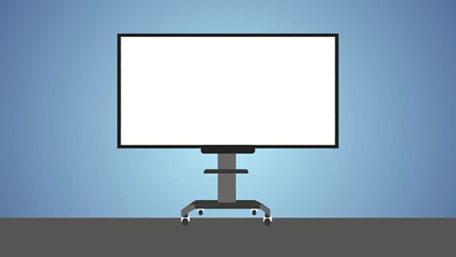 support écran interactif