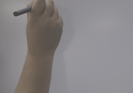 stylet différencié sur tableau blanc android