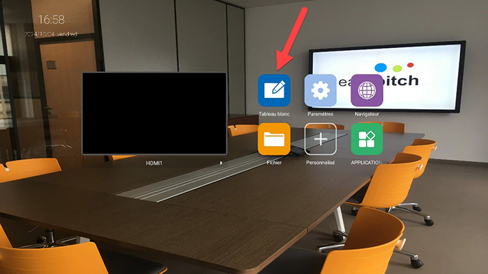 L’application de Tableau blanc